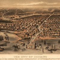 Chicago as it was before the great fire of October 8, 9 and 10, 1871