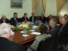 Middle East Trip, Day 1 - Meeting with Palestinian Prime Minister Ahmad Quraya