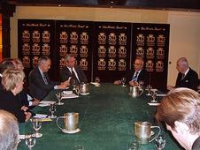 Middle East Trip, Day 1 - Meeting with Palestinian Finance Minister