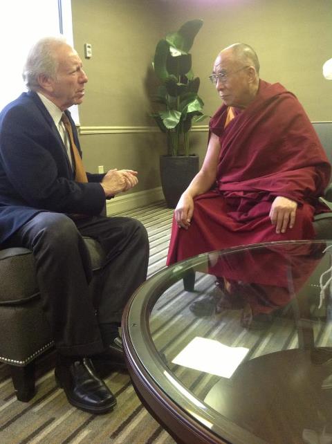 Photo: Senator Lieberman recently met with the Dalai Lama in Connecticut