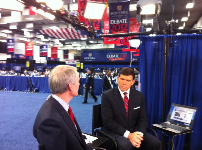 Photo: Just sat down with Bret Baier - check it out on Special Report tonight.