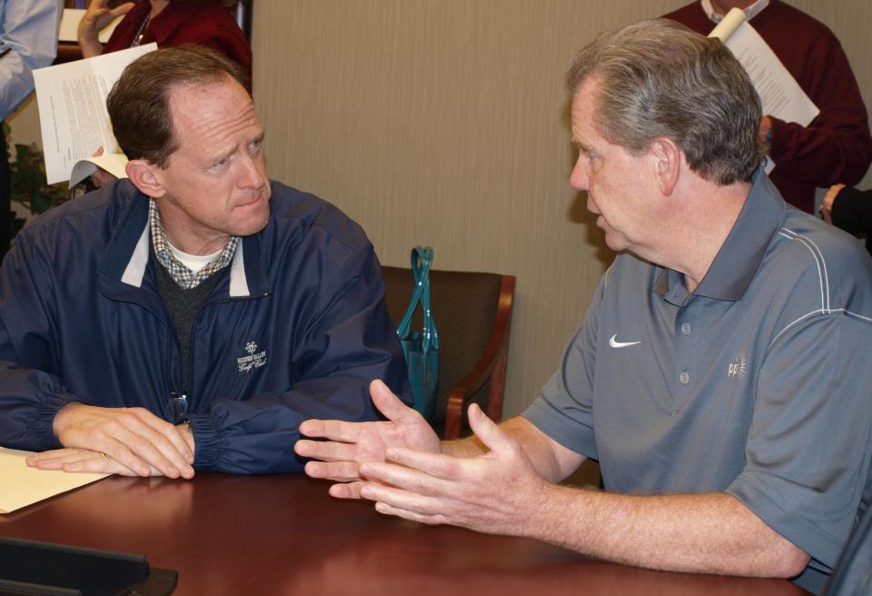 Photo: Today at PPL’s Emergency Command Center in Allentown, I met with PPL CEO Bill Spence to review efforts to restore power to those affected by Hurricane Sandy. I will continue to work closely with PPL and state and federal authorities to ensure timely disaster relief. My thanks to utility workers, emergency responders and volunteers for their tireless work during these difficult days.