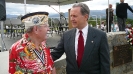 Congressman Herger with a veteran Pearl Harbor survivor