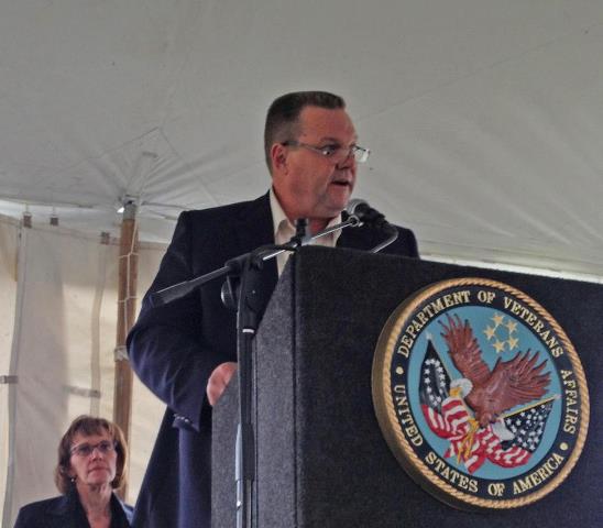 Photo: Today I stood proudly with Montana veterans as we broke ground on the expansion of the Billings VA Clinic.  Expanding this facility will increase access to care for thousands of Montana veterans and renew our pledge not to forget their service and sacrifice.