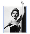 Dame Margot Fonteyn, as she appeared in the "Little Ballerina"