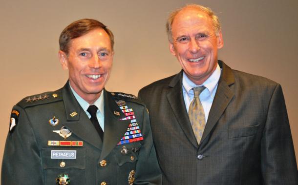 Senator Coats with General Petraeus