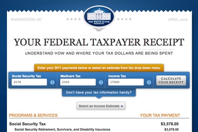 2011 Taxpayer Receipt Promo