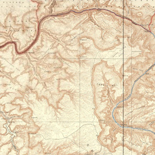 Topographic map of the Grand Canyon National Park Arizona.