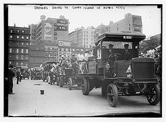 Orphans going to Coney Island in Autos, 6/7/11 (LOC)