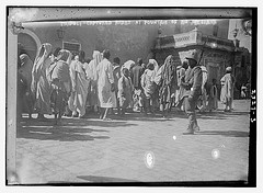 Tripoli - Captured Arabs at Fountain of Bu Meliana (LOC)