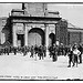 London Strike gates of Great East India dock; closed (LOC)