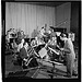 [Portrait of Hank D'Amico, Spots Esposito, Bobby Hackett, Walter Mercurio, Vernon Brown, Herman Yorks, Joseph Small, Sidney Stoneburn, Arthur Rollini, George Wettling, Felix Giobbe, and Tony Colucci, Museum of Modern Music program, ABC studio, New York, N