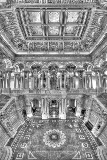 Library of Congress Great Hall HDR Vertorama