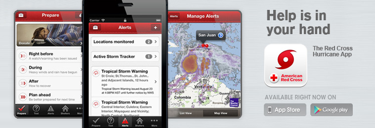Red Cross Hurricane App