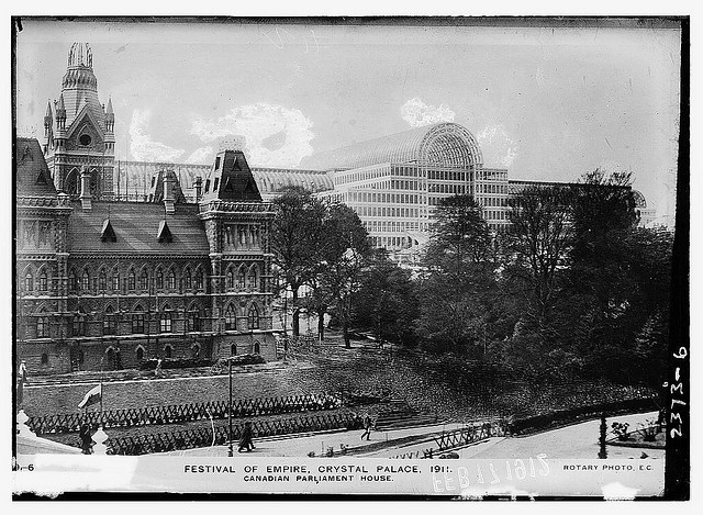 Festival of Empire, Crystal Palace, 1911; Canadian Parliament House (LOC)