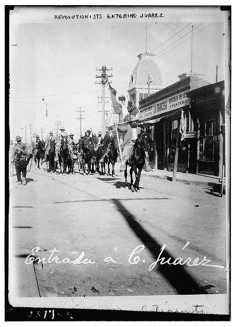 Revolutionists entering Juarez (LOC)