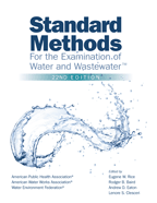 Standard Methods for the Examinatino of Water..22nd Ed
