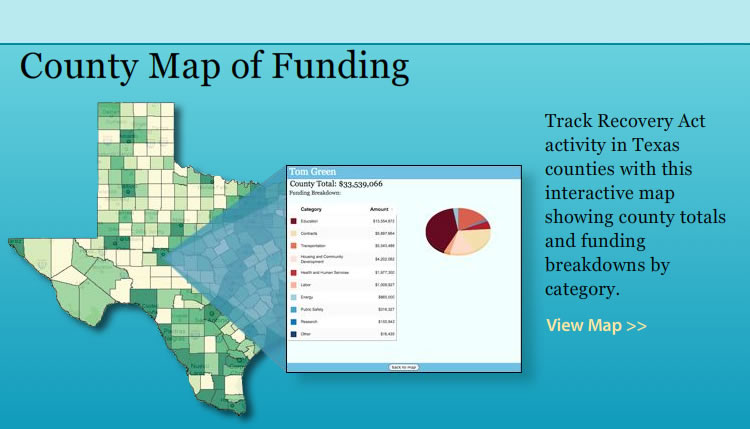 County Map of Funding