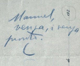 Letter from Gabriela Mistral, 1922, Santiago, Chile, to Manuel Magallanes Moure, Concepción, Chile