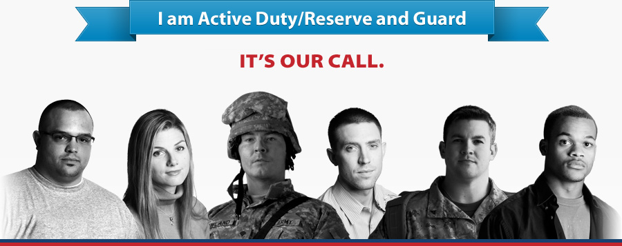 I am Active Duty/Reserve and Guard.