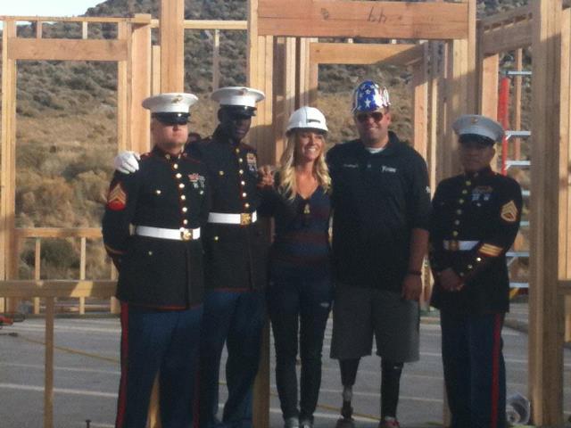 Photo: Thanks to Defenders of Freedom and the Northern Nevada community for helping to build Marines SGT Trey Humphrey's house.