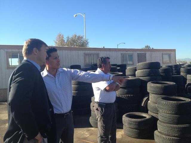 Photo: Thank you to the Madrigal family for showing me around Lunas Recycling.
