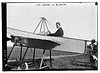 J.M. Johnson in Bleriotype [plane] (LOC) by The Library of Congress