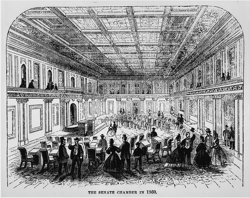 Image of Senate Chamber, 1860
