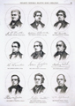 (left to right, top) Butler, Andrew P. Seward, William H. Brooke, Walker (center) Hamlin, Hannibal Cooper, James Felch, Alpheus (bottom) Charlton, Robert M. Morton, Jackson Upham, William