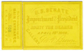 Image: Ticket, 1868 Impeachment Trial, United States Senate Chamber (Cat. no. 16.00058.001)