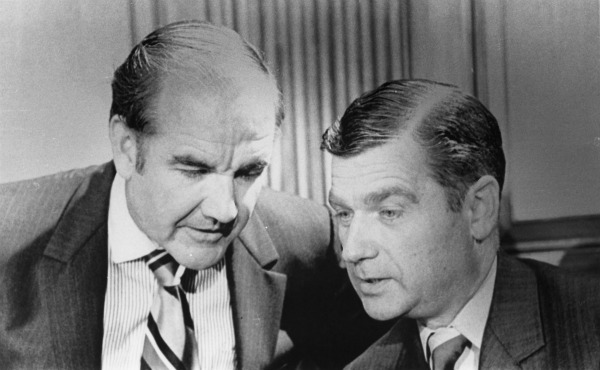 Senators Geroge McGovern and Mark Hatfield