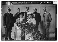 Mrs. Macy, Helen Keller & Committee, Flower Show (LOC)