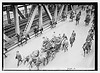 Navy Funeral--passing over Manhattan Bridge (LOC) by The Library of Congress