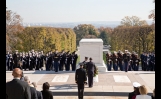 President Obama At The Tomb Of The Unknowns