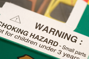 Warning Label: Choking Hazard - Small Parts not for children under 3 years old