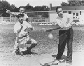 photo of senators playing baseball