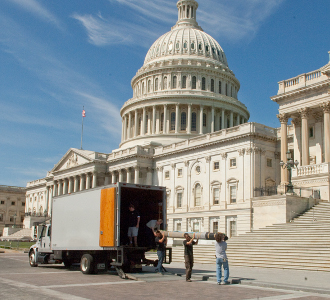 Arriving at the Capitol