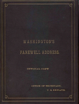 Cover of the Farewell Address Notebook