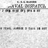 Thumbnail image of naval dispatch, received by the USS Ranger, reported
          the Japanese surprise attack on Pearl Harbor