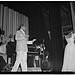 [Portrait of Duke Ellington, Barney Bigard, Ben Webster, Otto Toby Hardwick(e), Junior Raglin, and Fred Guy(?), Howard Theater(?), Washington, D.C., between 1938 and 1948] (LOC)