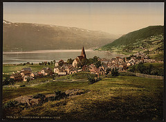 [General view of Vossevangen, Hardanger Fjord, Norway] (LOC)