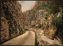 [On the road from Voss to Stalheim, Hardanger Fjord, Norway] (LOC)