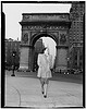 [Portrait of Ann Hathaway, Washington Square, New York, N.Y., ca. May 1947] (LOC)