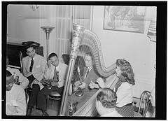 [Portrait of Lawrence Brown, Johnny Hodges, and Adele Girard, Turkish Embassy, Washington, D.C., 193-] (LOC)