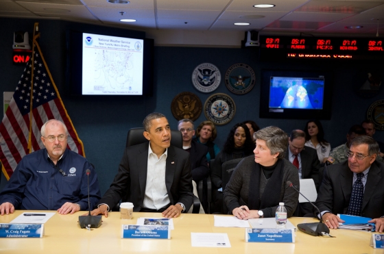 President Obama at FEMA Briefing Nov 3, 2012