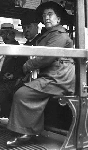 Emma Goldman on a Street Car, 1917