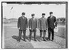 [Bill Byron, George Hildebrand, Bill Klem, Bill Dinneen (umpires) (baseball)] (LOC) by The Library of Congress