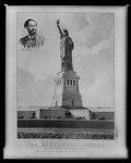 Print showing the Statue of Liberty