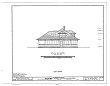 Broadway Livery, south elevation