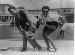 Frank Farnum coaching Pauline Starke. And now the Charleston is moving into the movies!